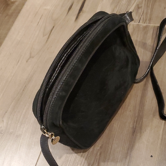 Ferregamo Black Crossbody Bag with Gold Accent - Picture 4 of 4